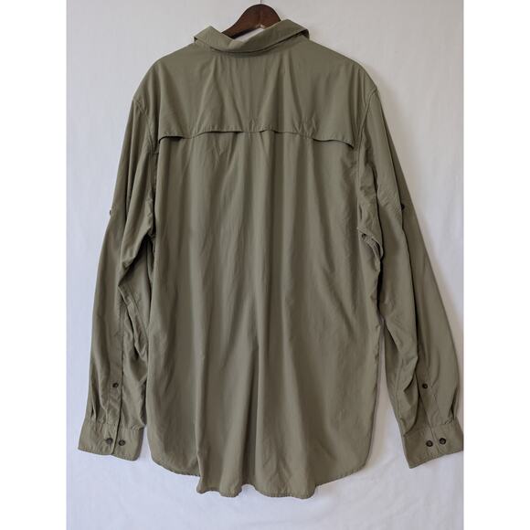 Fjallraven Abisko Hike Shirt Mens XXL Tan Trekking Outdoors Camping Fishing Vent - Picture 4 of 10